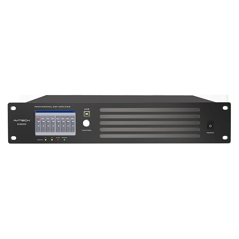 4 ch 600w dante Secte Dsp Nower Equifier