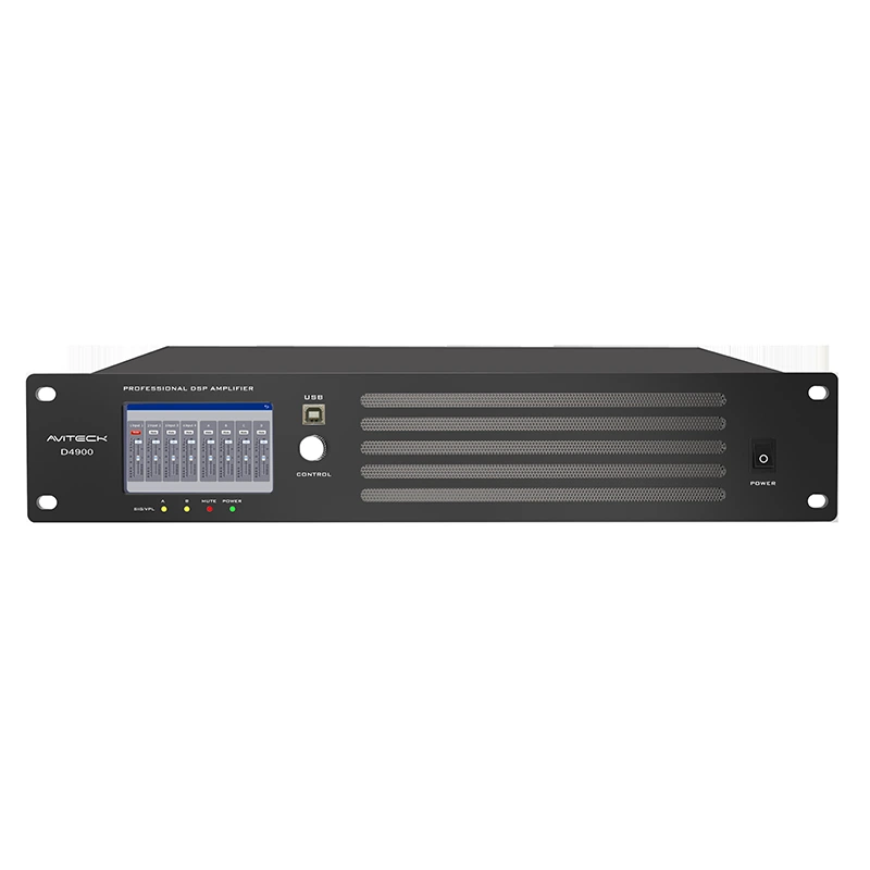4 c 900w dante нерӯи барқ ​​DSP Equifier